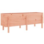 vidaXL Lit surélevé de jardin 160x50x57 cm bois Douglas massif