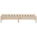 vidaXL Cadre de lit sans matelas 90x190 cm bois de pin massif