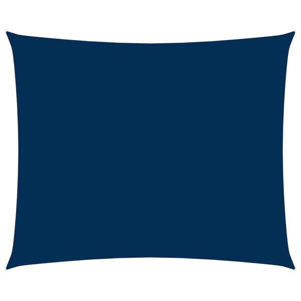 vidaXL Voile de parasol Tissu Oxford rectangulaire 3 5x4 5 m Bleu