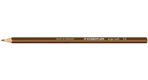 Crayon de couleur ERGOSOFT Triangulaire Mine 3 mm Coloris Marron STAEDTLER
