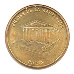 Mini médaille monnaie de paris 2008 - eglise de la madeleine