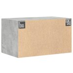 vidaXL Armoire murale gris béton 70x42 5x40 cm bois d'ingénierie