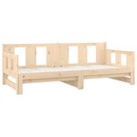vidaXL Lit coulissant Bois de pin solide 2x(90x190) cm