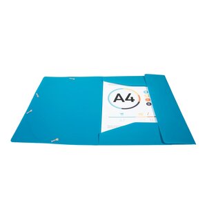 Chemise à élastique 3 rabats Polypropylène 4/10e Opaque Eco Vert x 30 EXACOMPTA