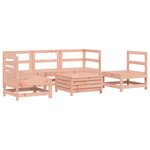 vidaXL Salon de jardin 6 Pièces bois massif sapin de douglas