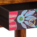 Support de téléphone vidaXL 35x35x75 cm en bois d'acacia massif