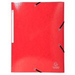 Chemise À Élastiques 3 Rabats Maxi Capacity Carte Lustrée Pelliculée Iderama - A4 - Couleurs Assorties - X 40 - Exacompta