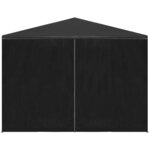 vidaXL Tente de réception 3 x 3 m Anthracite