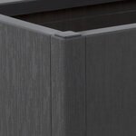 vidaXL Jardinière gris foncé 80x36x35 cm PP