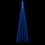 vidaXL Sapin de Noël avec piquet 1134 LED Bleues 800 cm