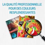 HP 125A toner LaserJet jaune authentique (CB542A) pour HP Color LaserJet CM1312/CP1215/CP1217/CP1515/CP1518