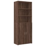 vidaXL Armoire de rangement chêne brun 70x42 5x225cm bois d'ingénierie