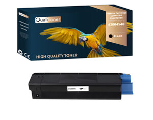 Qualitoner x1 toner 42804540 noir compatible pour oki