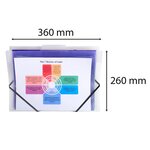 Trieur Mural 6 Compartiments Crystal - A4 - Cristal - X 4 - Exacompta