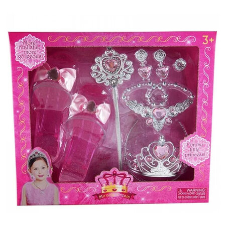 Set accessoires de princesse rose