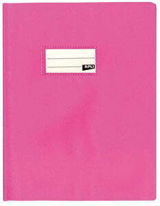 Lot De 10 X Protege Cahier Pvc 19/100 17X22 Rose