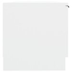 vidaXL Meuble TV Blanc 102x35x36 5 cm Bois d'ingénierie