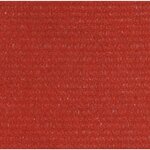vidaXL Voile d'ombrage 160 g/m² Rouge 4x6 m PEHD