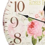 vidaXL Horloge murale vintage Fleur 60 cm