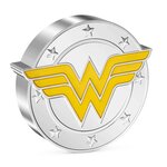 Pièce de monnaie 2 Dollars Niue 2022 1 once argent BE – Logo de Wonder Woman