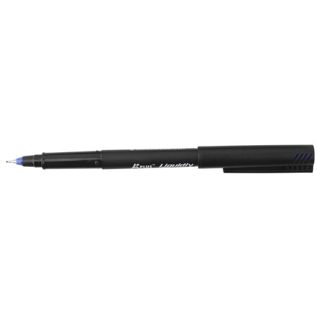 Stylo feutre pointe fine 0 5 mm bleu x 12 a plus