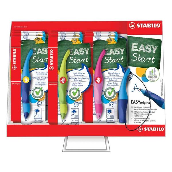 Stylo roller EASYoriginal  présentoir de 9 STABILO
