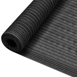 vidaXL Filet brise-vue Anthracite 1 5x50 m PEHD 150 g/m²