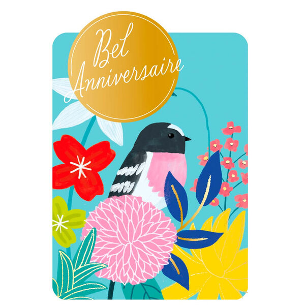 Carte de Vœux Thème Anniversaire Party Time - Plusieurs Styles - Bel Anniversaire - Draeger