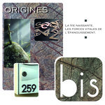 Numéro BIS- Numéro adhésif pour boîtes aux lettres- Pierre véritable 50 mm ORIGINES