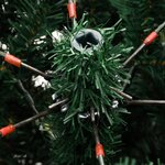 vidaXL Sapin de Noël artificiel à charnières avec support 240 cm