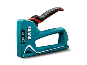 Cloueuse/agrafeuse Novus J13 - Pour agrafes de 4 à 10 mm - Chargement par le bas avec déverrouillage de sécurité - Verrouillage de la poignée - Indicateur de quantité d'agrafes restantes