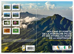 Collector 8 timbres - Volcans et forêts de la Montagne pelée et des pitons du nord de la Martinique - Patrimoine mondial - Lettre Verte