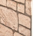 vidaXL Panneaux muraux 3D avec design de brique beige 11 Pièces EPS