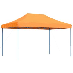 vidaXL Tente de réception pliable escamotable orange 440x292x315 cm