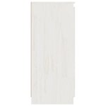vidaXL Buffet Blanc 60x36x84 cm Bois de pin massif