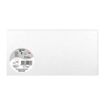 Pack de 25 cartes simples 210g 106x213 blanc irisé clairefontaine