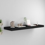 vidaXL Étagère flottante murale noir 80x23 5x3 8 cm MDF