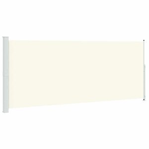 vidaXL Auvent latéral rétractable de patio 200x500 cm Crème