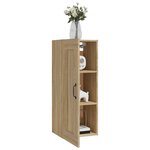 vidaXL Armoire suspendue Chêne sonoma 35x34x90 cm Bois d'ingénierie