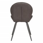LABEL51 Chaises à manger lot de 2 Sil 51x64x87 cm anthracite