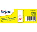 Etipromo - 500 étiquettes à cheval pré imprimées 'promotion' - 50 x 125 mm avery