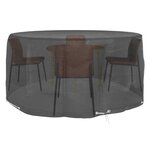 vidaXL Housses pour meubles de jardin 2 Pièces 10 œillets Ø230x90 cm rond