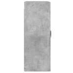 vidaXL Armoires murales 2 Pièces gris béton bois d'ingénierie