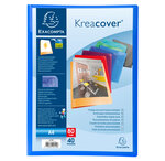 Protège document personnalisable PP Kreacover 80 vues Coloris Aléatoire EXACOMPTA