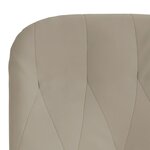 vidaXL Chaise de relaxation Gris clair Velours