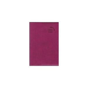 Exacompta - répertoire / carnet d'adresses 7.5 x 11 cm - fuchsia
