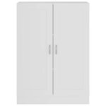 vidaXL Bibliothèque Blanc 82 5x30 5x115 cm Bois d'ingénierie
