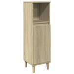 vidaXL Ensemble de meubles de salle de bain 3 Pièces chêne sonoma