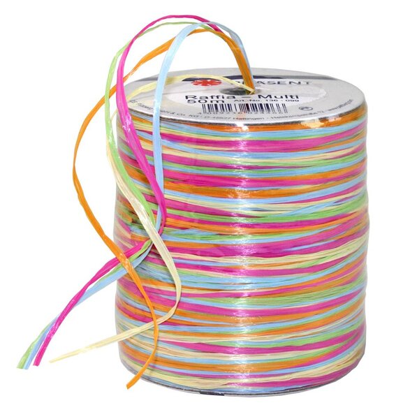 Le raphia kraftel  raffia multicolour 50-m-bobine