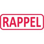 Tampon X-print 4912 Formule Commerciale Texte + Picto 'RAPPEL' Rouge TRODAT